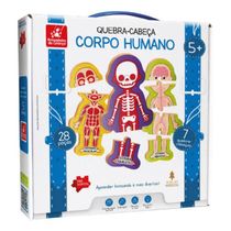 Quebra-Cabeça Corpo Humano 2006 Brincadeira de Criança