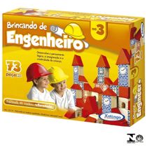 Brincando De Engenheiro III 73 Peças Xalingo