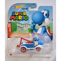 Hot Wheels Character Cars - Light-Blue Yoshi (Super Mario)n