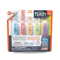 Hexbug - Pack Com 5 Nanos Brinquedo Sensorial Mini Robô