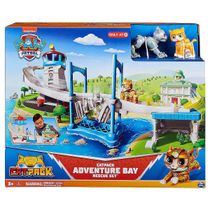 Patrulha Canina - Playset Cat Pack Baía Da Aventura Com Wild