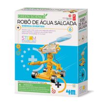 Robô De Água Salgada Brinquedo Educativo - Kosmika 03353