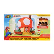 Playset Casa Deluxe Do Toad Com Boneco - Super Mario