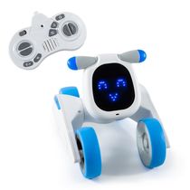 Cachorro Robô Puppy Bot Com Controle Remoto Azul Conect Brinq