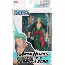 Boneco Articulado Roronoa Zoro 16cm Colecionável One Piece Sunny