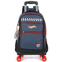 Mochila Rodinhas Hot Wheels Azul Luxcel MC47787