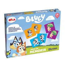 Jogo Da Memoria Bluey 24 Pares De Cartas 1285 Elka