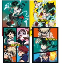 Kit 2 Caderno Brochurão My Hero Academia Anime 80 Fls Foroni