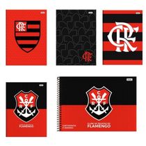 Kit 4 Caderno Flamengo Brochurão + Caderno Desenho - Foroni