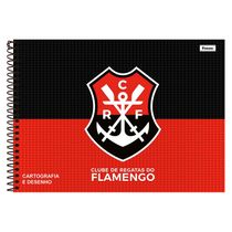 Caderno Cartografia E Desenho Flamengo Mengão 80 Fls Foroni