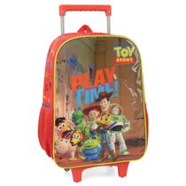 Mochila De Rodinhas Toy Story Disney Pixar Escolar Infantil - Luxcel