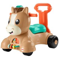 Fisher-Price Brinquedo de Aprendizado para Bebês Cavalo Pônei Musical com Funções de Andar, Saltar e Montar Para Bebês e Crianças a Partir de 9 Meses