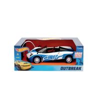 Carrinho Controle Remoto Hot Wheels Outbreak Branco - Candide 4511