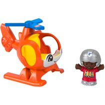 Little People - Veículo com Boneco - Helicóptero Hpx90