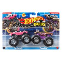 Hot Wheels - Monster Trucks 1:64 - Pack com 2 - Dodge Charger Vs Rodger Dodger Jcc79