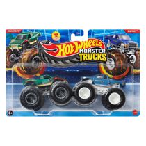 Hot Wheels - Monster Trucks 1:64 - Pack com 2 - Snakebite Vs Bigfoot Jcc74