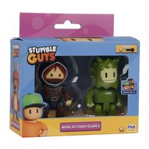 Stumble Guys Série 2 - Pack com 2 Figuras - Stabby Kate e Swamp Troll - Multikids