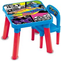 Hot Wheels - Mesa de Atividades com Cadeira - Fun