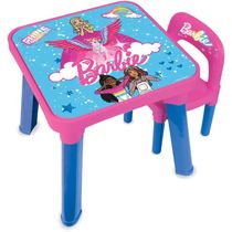 Barbie - Mesa de Atividades com Cadeira - Fun