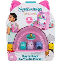 Squish-A-Longs Squishmallows - Playset Mochila Divertida com 3 Squishs 4293 - Sunny