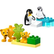 LEGO® DUPLO - Famílias de animais selvagens: pinguins e leões