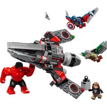 LEGO® Marvel - Capitão América vs Hulk Vermelho