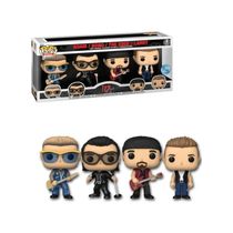 Funko Pop Rocks U2 Adam, Bono, The Edge e Larry