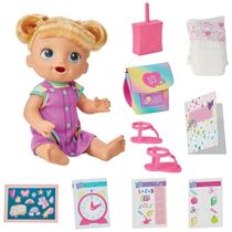 Boneca Hora da Escola com Acessórios Educativos para Crianças Acima de 3 Anos, Baby Alive, Cabelo Loiro