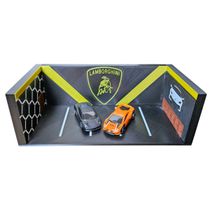 Hot Wheels Diorama - Garagem Lamborghini - Fabricação Própria