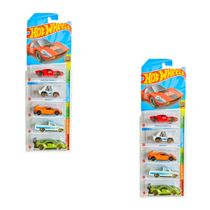 Hot Wheels Expositor - Display Parede 5 Blisters Branco 2 Unidades