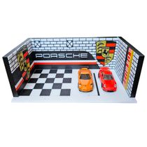 Hot Wheels Diorama - Garagem Porsche - Fabricação Própria