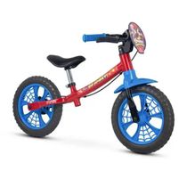 Bicicleta Infantil Equilíbrio Balance Nathor 12" Homem Aranha