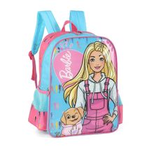 Mochila Infantil Luxcel Barbie Azul