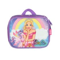 Lancheira Infantil Luxcel Barbie Roxo