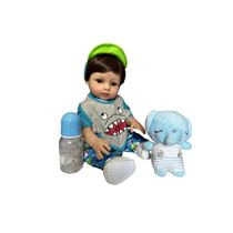 Bebe Reborn Menino Silicone 47 Cm Davi