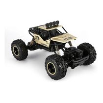 Carrinho Remoto Controle 4ch 4x4 Off Road Truck Dourado