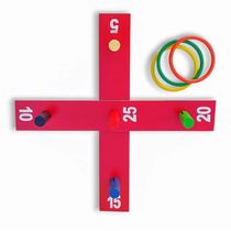 JOGO DE ARGOLAS EM CRUZ BRINQUEDO TIPICO FESTA JUNINA