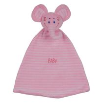 Naninha Elefantinho Triângulo - Rosa - Antialérgico - 32 cm - CAS Brinquedos