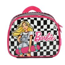 Lancheira Termica Infantil Barbie Skatista Xadrez Luxcel
