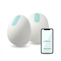 Willow Pump Wearable Double Electric Breast Pump Willow 3.0 Leak Proof Wearable Breast Pump with App The Only Pump That Lets You Pump in Any Position