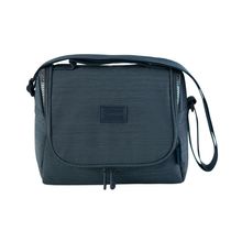 Lancheira Escolar Feminina Crinkle Chic Azul Escuro