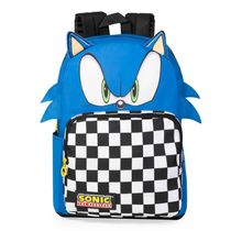 Mochila Escolar Masculina Infantil Sonic Azul