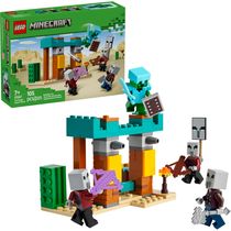 Lego Minecraft Patrulha Illagers Deserto 21267 com 105pcs