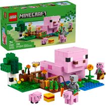 Lego Minecraft Casa do Porco Bebe 21268 com 238pcs