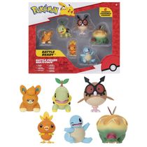 Multipack 6 Figuras De Batalha, Pokemon, Sunny - Pokemon Jazwares 2024 - Sunny Brinquedos -  , 4332