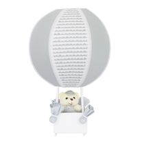 Abajur Balãozinho Urso Ondinha Cinza