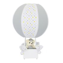 Abajur Balãozinho Urso Triângulos Amarelos