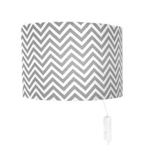 Arandela Meia Lua Cinza