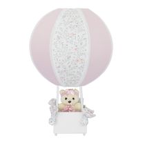 Abajur Balãozinho Ursa Jardim Rosa