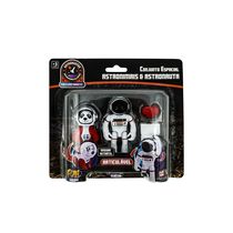 Figura Astronautas Missão Marte Astronauta e Panda F0081-7